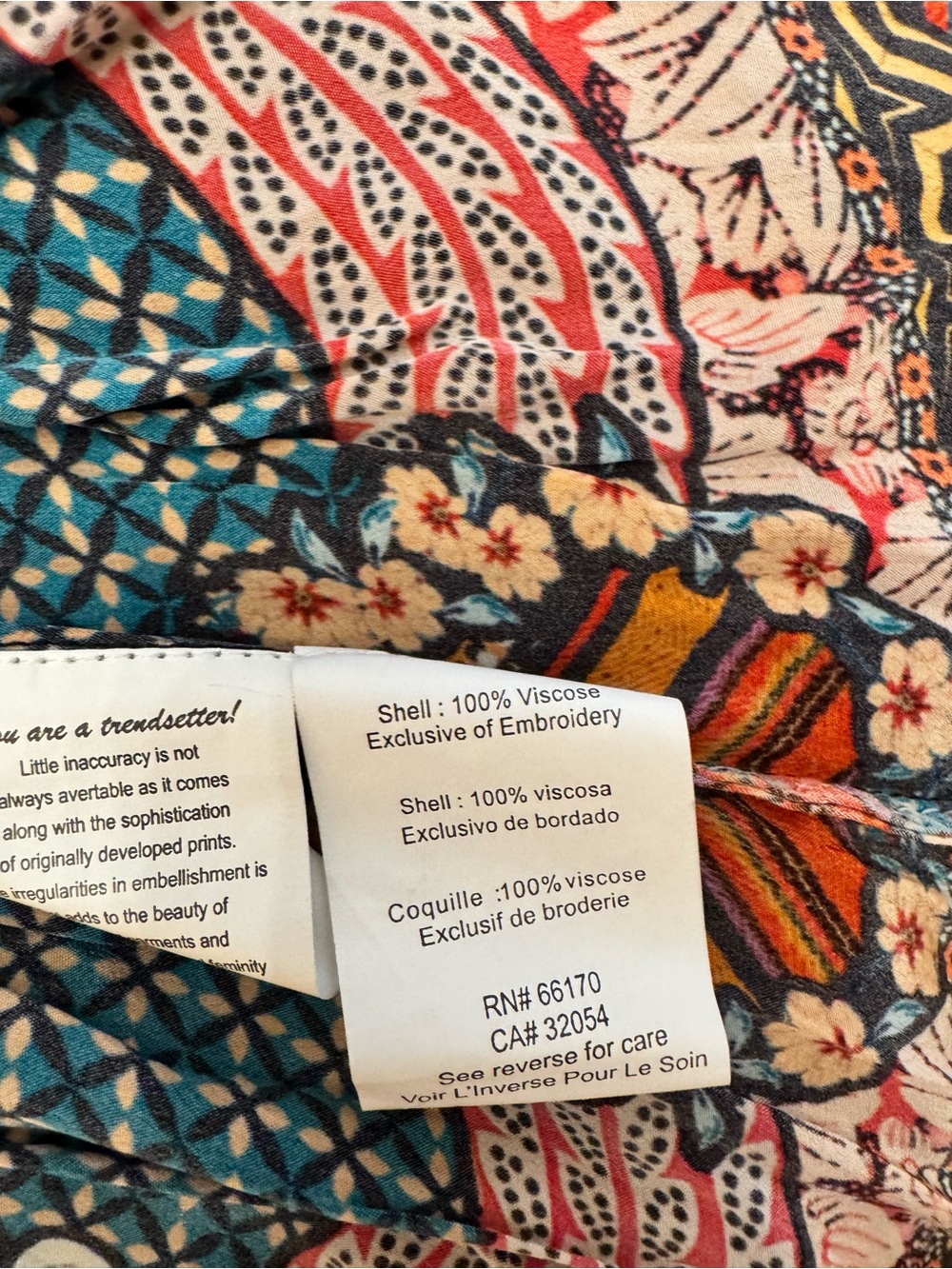 Anthropologie Bhanuni by Jyoti Allaire Beaded High Low Skirt Sz 4 NWT - Picture 6 of 7